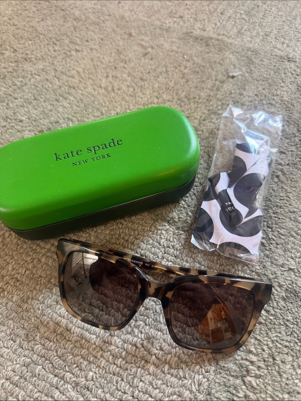 kate spade Kids Tortoise Shell Sunglasses - Brown Gradient Lenses